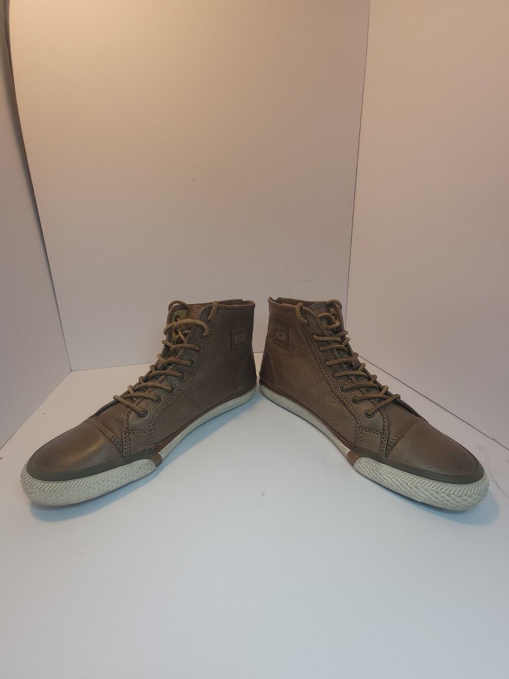 Frye Greene Women's Leather L High Top Zip Back 8m